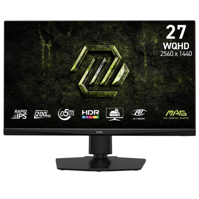 MSI 27" MAG 272QPF E20 Black IPS Black 200Hz - зображення 1