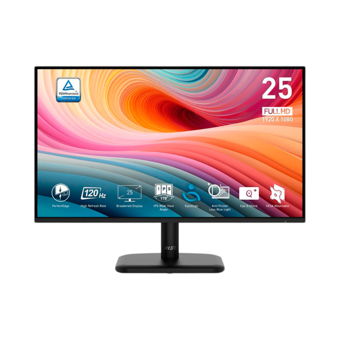 MSI 24.5" Pro MP251L E2 IPS Black 120Hz - зображення 1