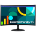 Samsung 24" Essential S3 LS24D360 (LS24D360GAIXUA) VA Black Curved 100Hz - фото 1