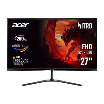 Acer  27" Nitro ED270Zbmiipx (UM.HE0EE.Z01) VA Black 280Hz