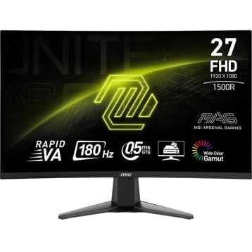 MSI 27" MAG 27C6F VA Black 180Hz