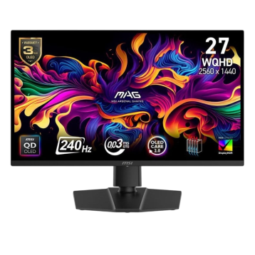 MSI 27" MAG 271QP QD-OLED X24 Black 240Hz