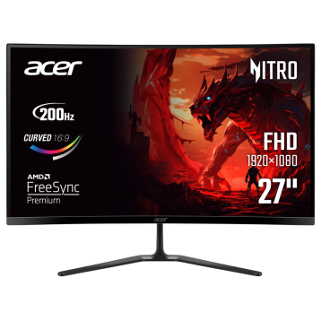 Acer 27" Nitro ED270X0biip (UM.HE0EE.001) IPS Black 200Hz Curved