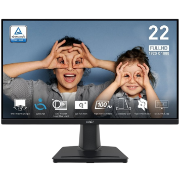 MSI 21.5" Pro MP225V VA Black 100Hz