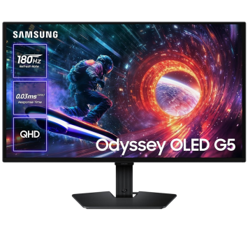 Samsung 27" Odyssey G5 (LS27FG502SIXUA) OLED Black 180Hz