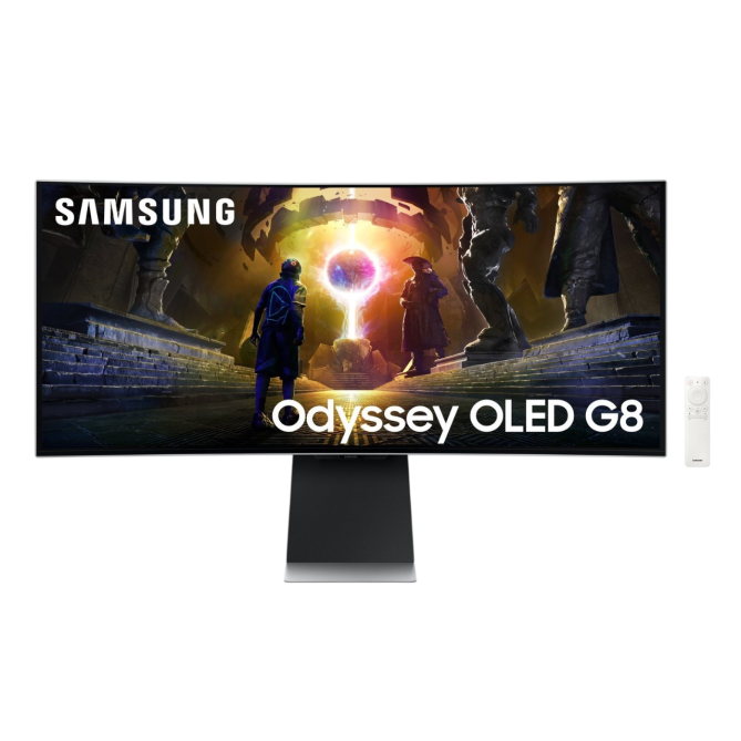 Samsung 34" LS34DG852 (LS34DG852SZXUA) OLED Black Curved 175Hz - изображение 1