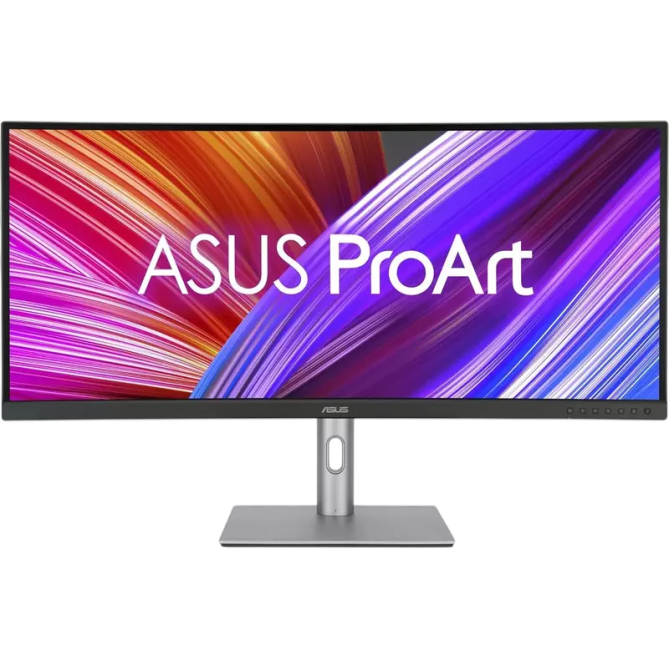 Asus 34.1" PA34VCNV (90LM04A0-B02370) IPS Black/Silver Curved - зображення 2