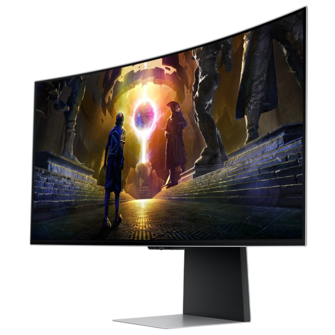 Samsung 34" LS34DG852 (LS34DG852SZXUA) OLED Black Curved 175Hz - изображение 2