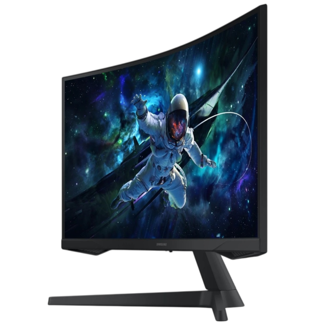 Samsung 32" Odyssey G5 S32CG550 Black (LS32CG550EIXUA) VA Black Curved 165Hz - зображення 2