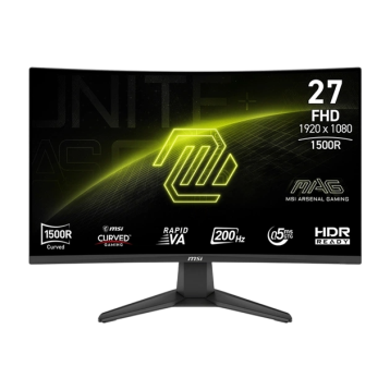 MSI 27" MAG 276CF E20 VA Black Curved 200Hz