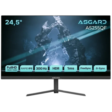ASGARD Gaming 24.5" AS255QF IPS Black 300Hz