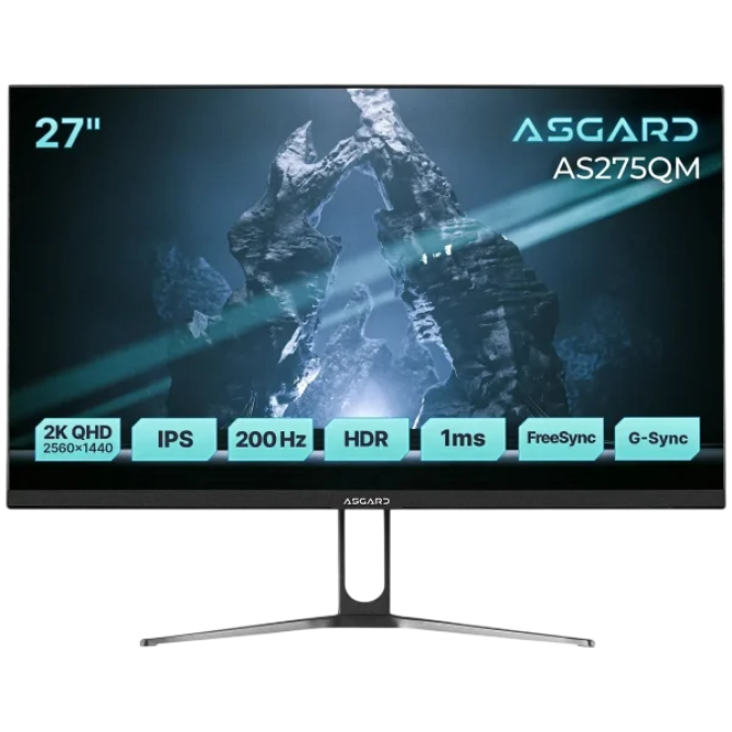 ASGARD Gaming 27" AS275QM IPS Black 200Hz - зображення 1