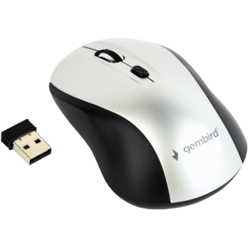 Gembird MUSW-4B-02-BS Black/Silver