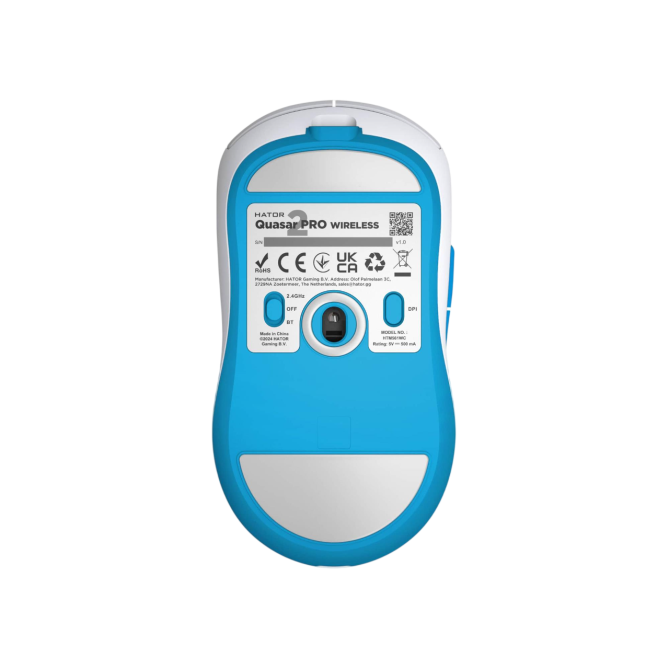 Hator Quasar 2 Pro Wireless White/Cyan (HTM561WC) - зображення 3