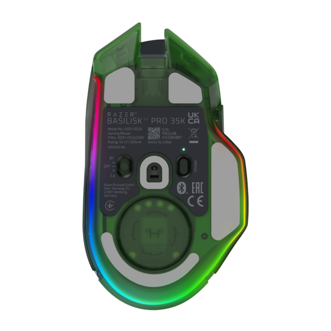 Razer Basilisk V3 Pro 35K Phantom Green (RZ01-05240300-R3G1) - изображение 3
