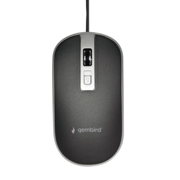 Gembird MUS-4B-06-BS Black/Silver