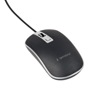 Gembird MUS-4B-06-BS Black/Silver