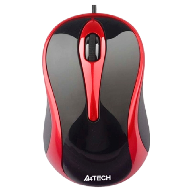 A4Tech N-350-2 Red/Black USB V-Track - изображение 1