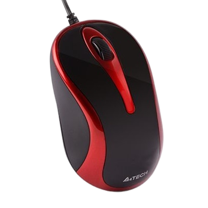 A4Tech N-350-2 Red/Black USB V-Track - изображение 2
