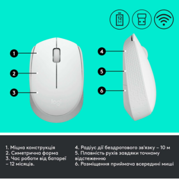 Logitech M171 Off-White (910-006867)