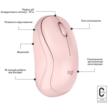 Logitech M240 Silent Rose (910-007121)