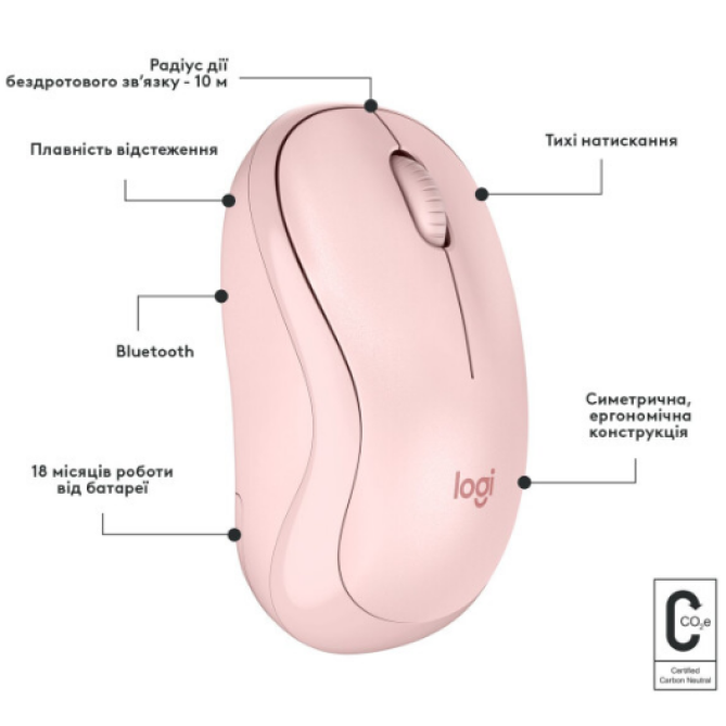 Logitech M240 Silent Rose (910-007121) - зображення 2