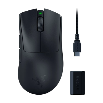Razer DeathAdder V3 Pro and HyperPolling Wireless Dongle (RZ01-04630300-R3WL)