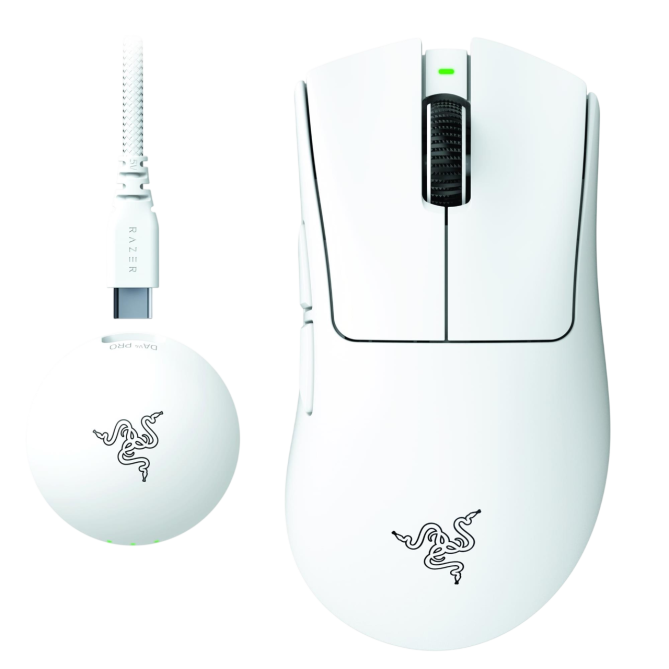 Razer DeathAdder V4 Pro Wireless White (RZ01-05330200-R3G1) - зображення 1
