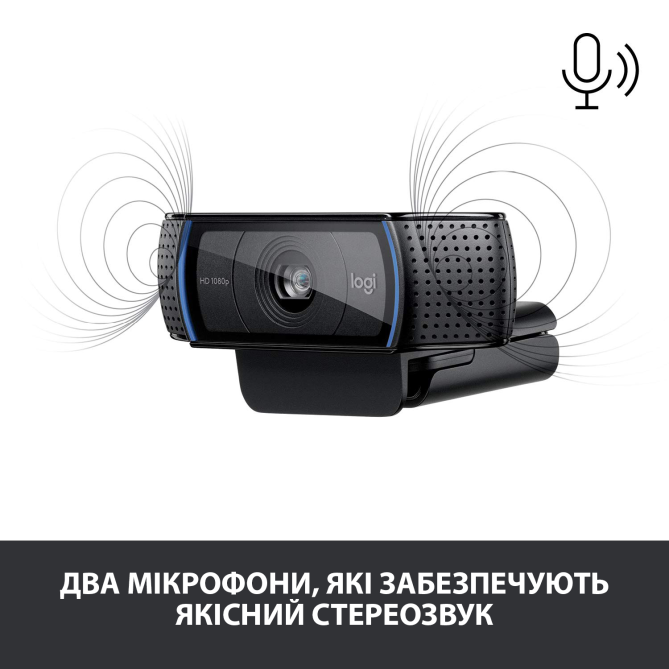 Logitech HD Pro Webcam C920 (960-001055) Black - изображение 3