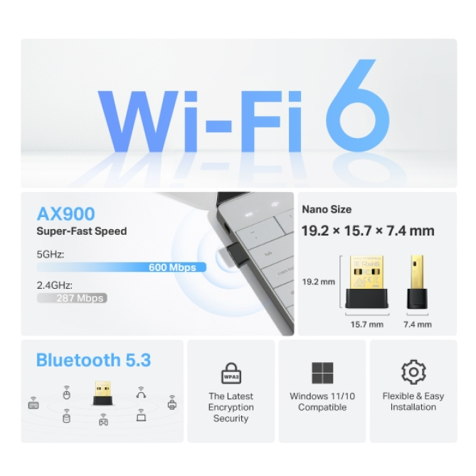 TP-Link AX900 (ARCHER-TX10UB-NANO) - зображення 2