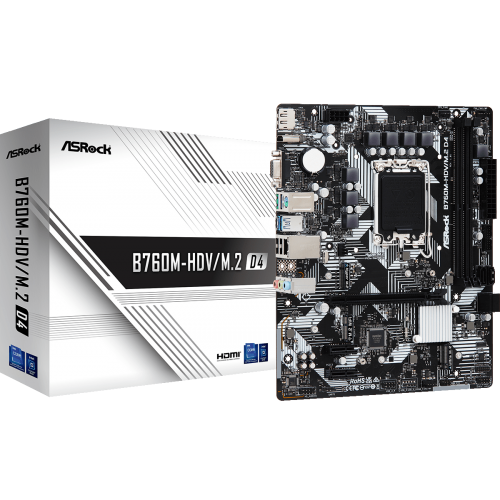 B760M-HDV/M.2 ASRock DDR4