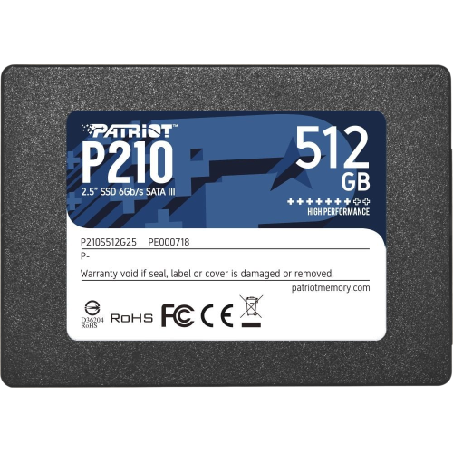 SSD 2.5" 512Gb Patriot P210