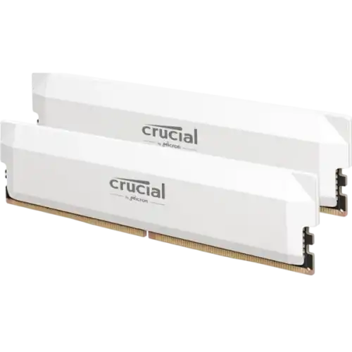 64Gb (2x32) DDR5 6000Mhz Crucial Pro White